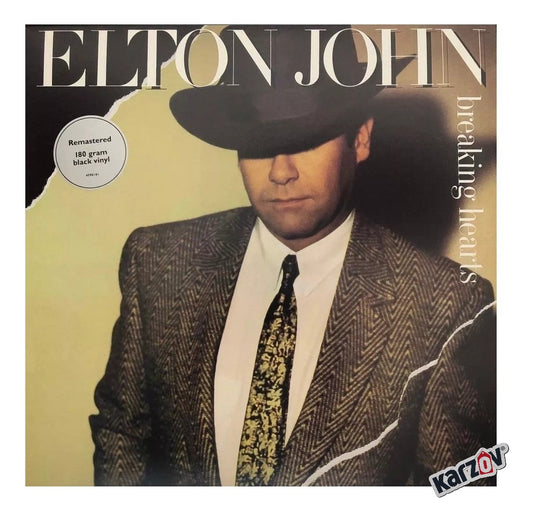 Elton John Breaking Hearts Lp Acetato Vinyl