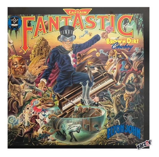 Elton John Captain Fantastic & Brown Dirt Cowboy Lp Vinyl