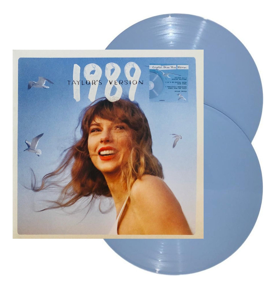 Taylor Swift 1989 Taylor Version Azul Blue 2 Lp Vinyl