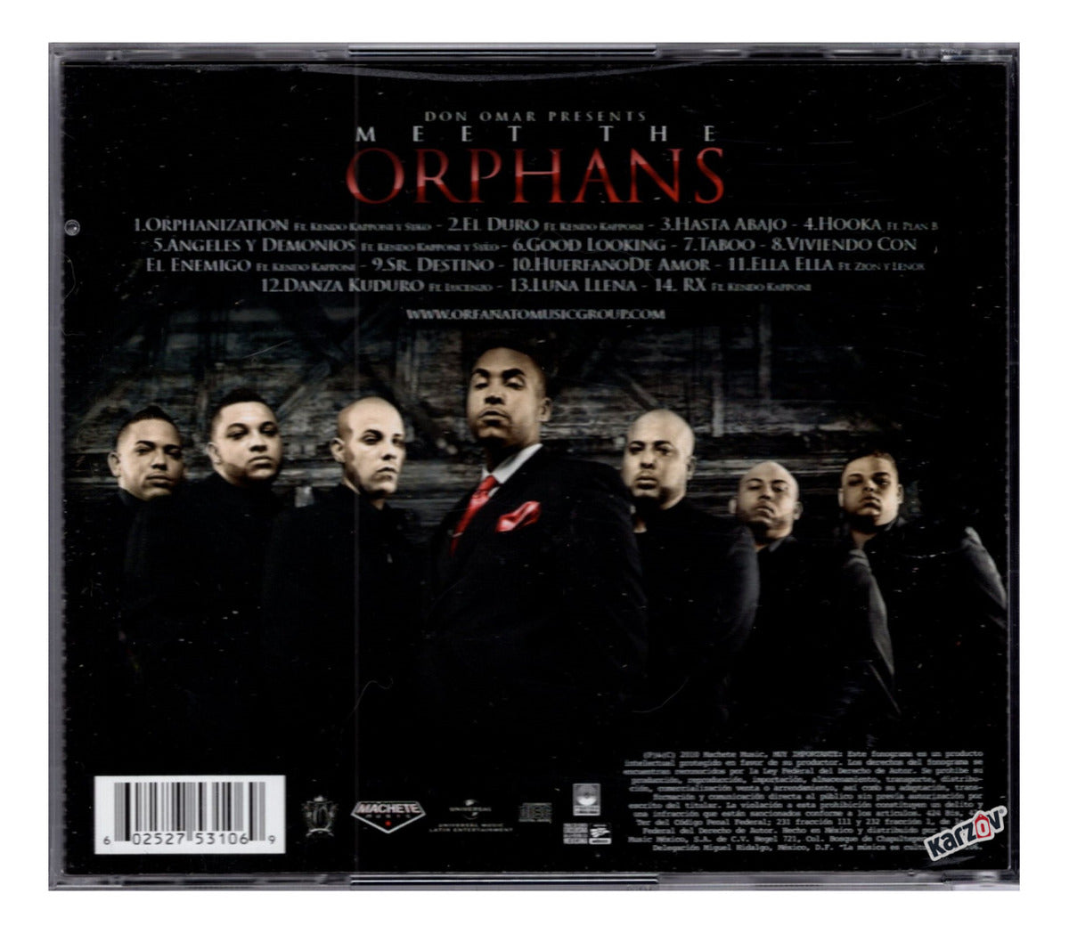 Don Omar Presents Meet The Orphans Disco Cd