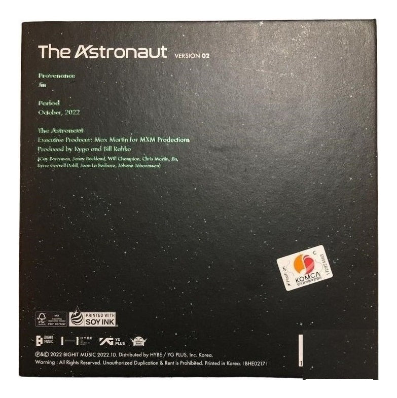 ** Jin / Bts The Astronaut Album / Version 2