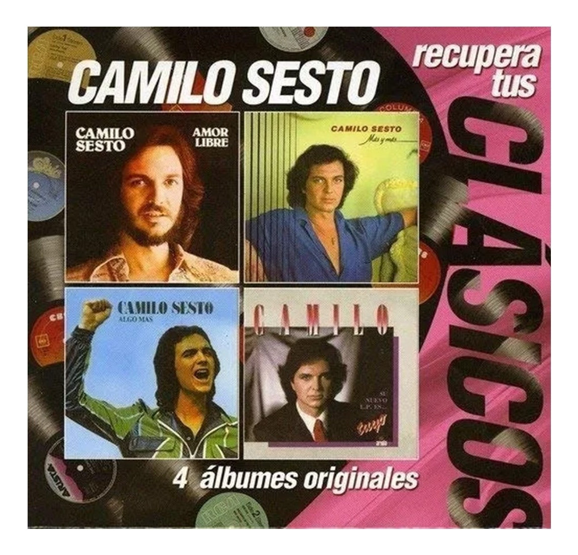 Camilo Sesto Amor Libre / Algo Mas / Tuyo / Mas y Mas 4 Discos Cd