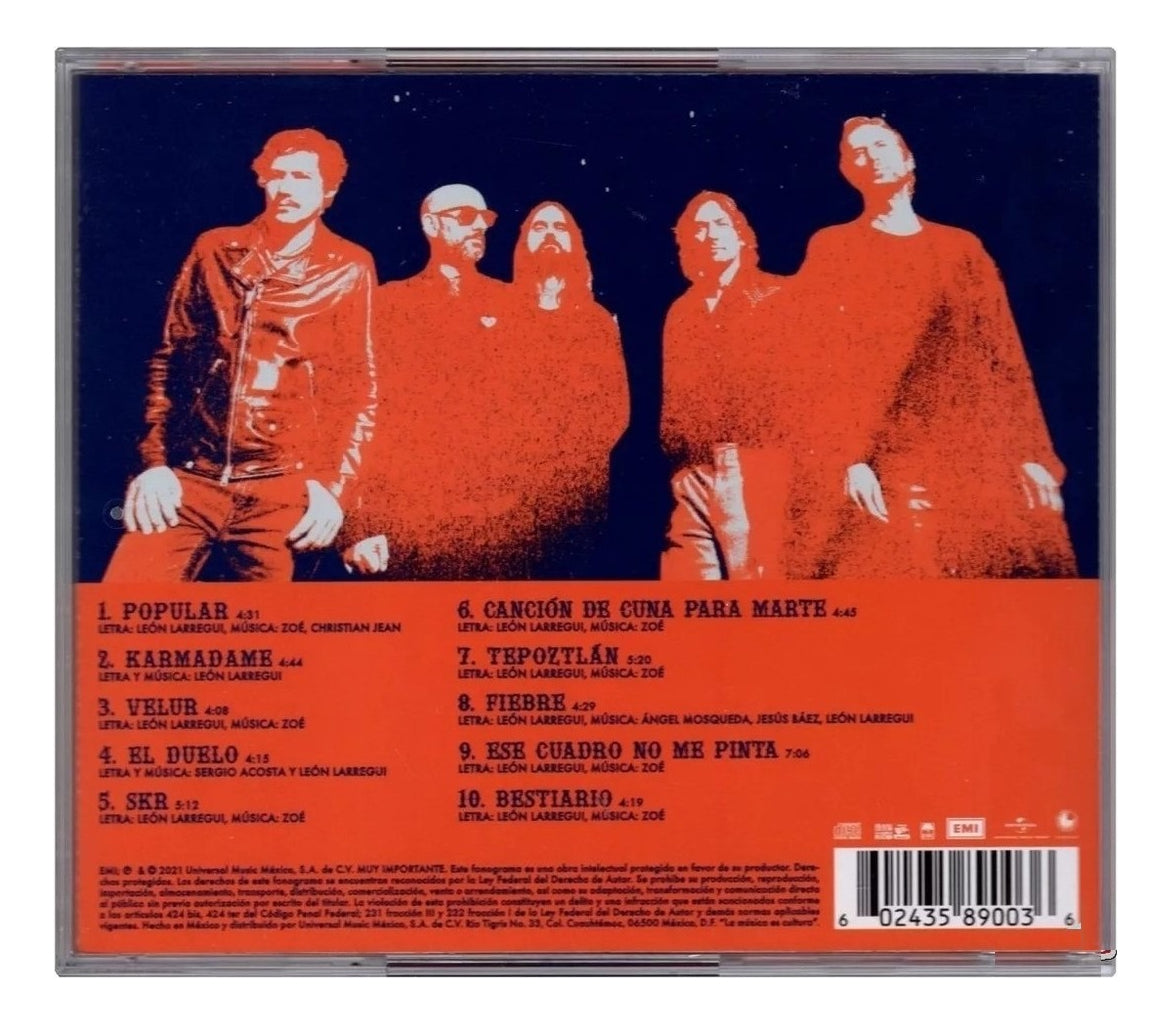 Zoe - Sonido De Karmatica Resonancia - Disco Cd