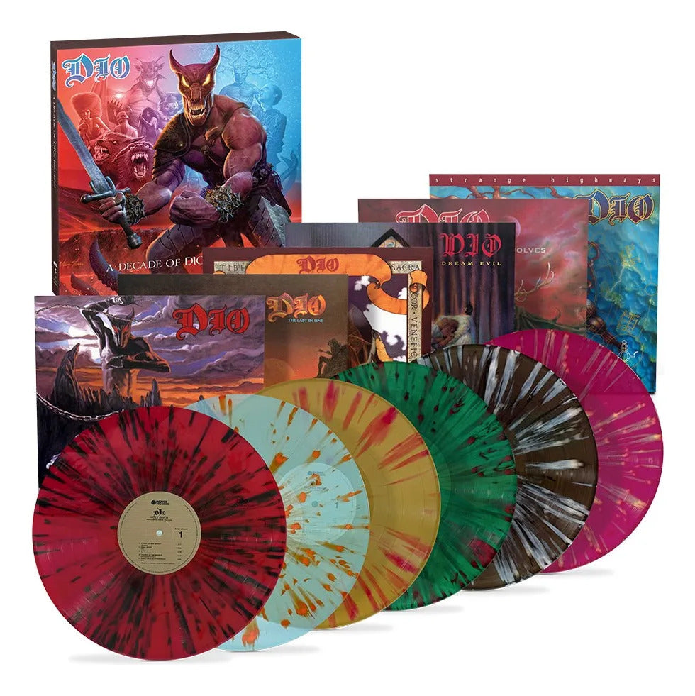 Dio A Decade Of Dio: 1983-1993 Splatter Coloured Lp 6 Vinyl