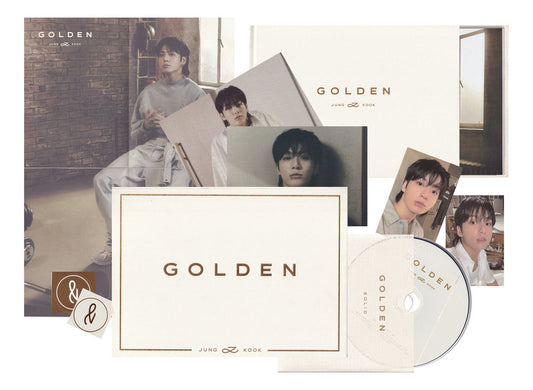 ** Jung Kook ( BTS ) Album Golden Original / Versión Solid (Blanco)