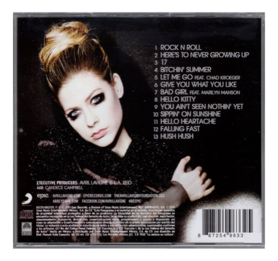 Avril Lavigne Explicit Version Disco Cd
