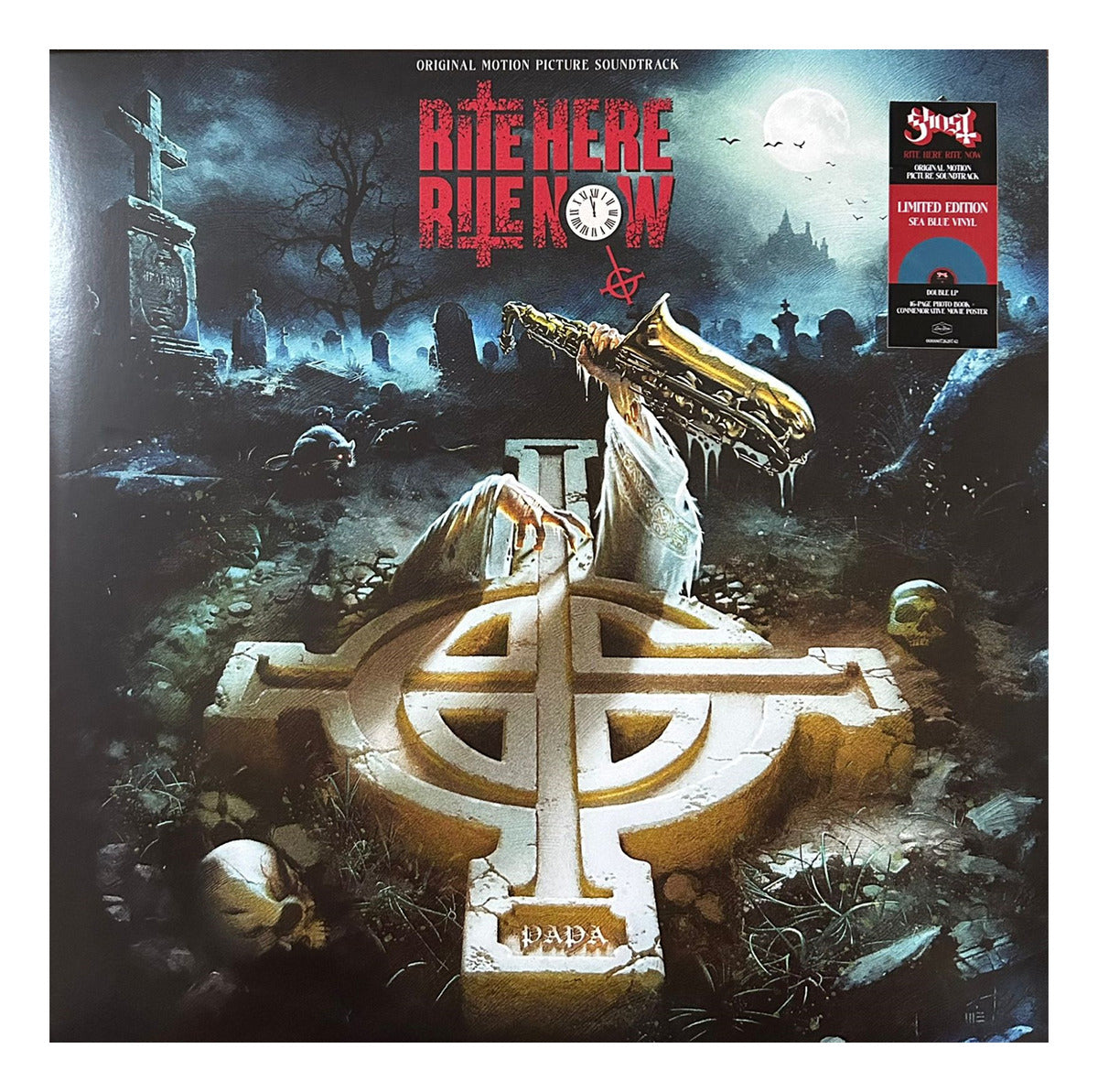 Ghost Rite Here Rite Now Soundtrack Sea Blue 2 Lp Vinyl