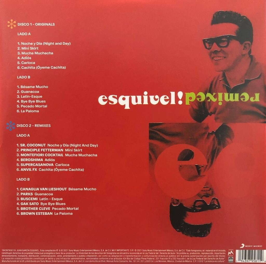 Juan Garcia Esquivel Esquivel Remixed 2 Lp Vinyl