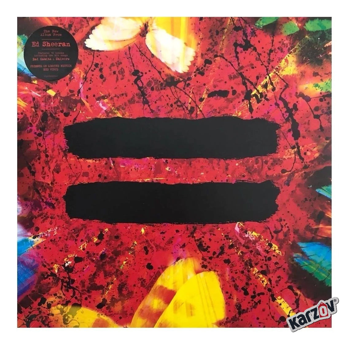 Ed Sheeran = ( Equals ) Lp Acetato Vinyl Rojo