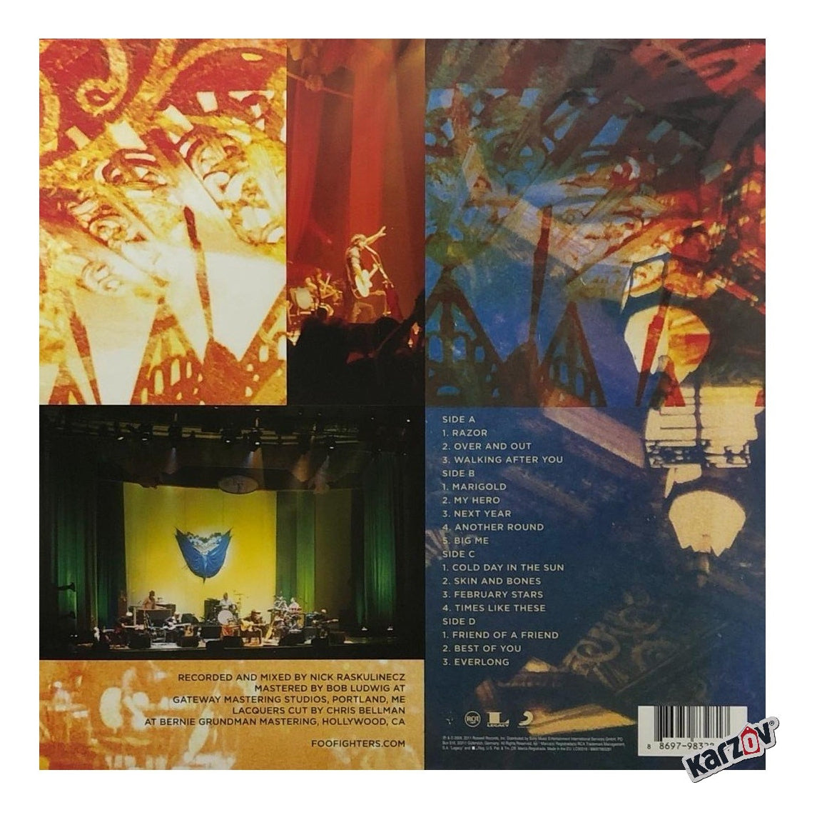 Foo Fighters Skin And Bones 2 Lp Acetato Vinyl