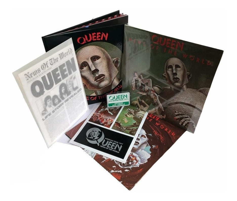 Queen News Of The World 40 Aniversary 3 Cd + Dvd + Lp Vinyl