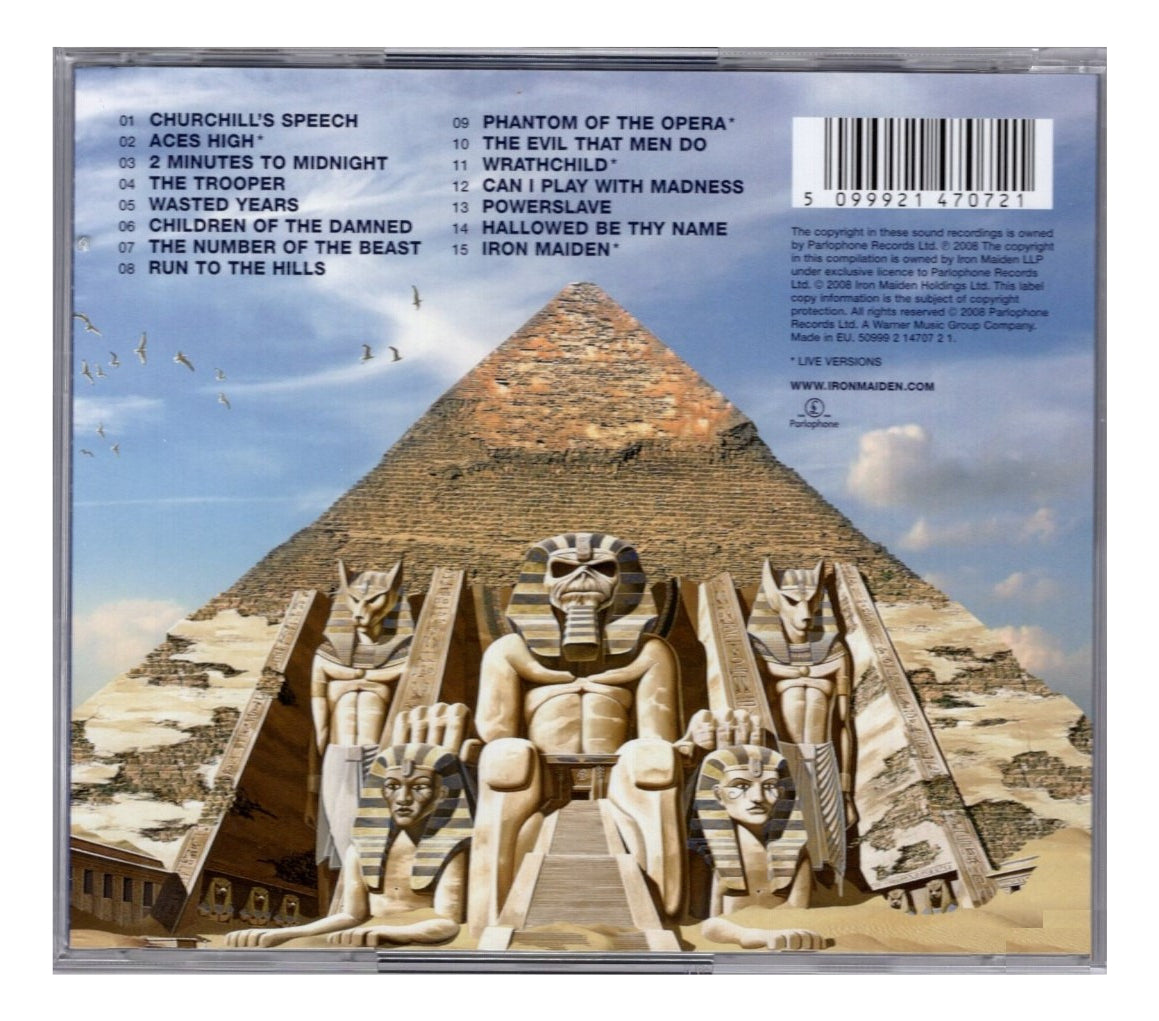 Iron Maiden Somewhere Back In Time Best 1980-1989 Disco Cd