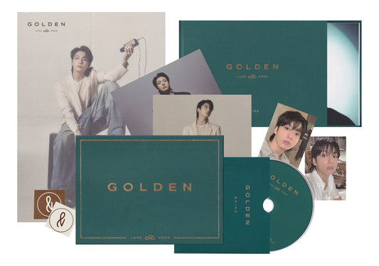 ** Jung Kook ( BTS ) Album Golden Original / Versión Shine (Verde)