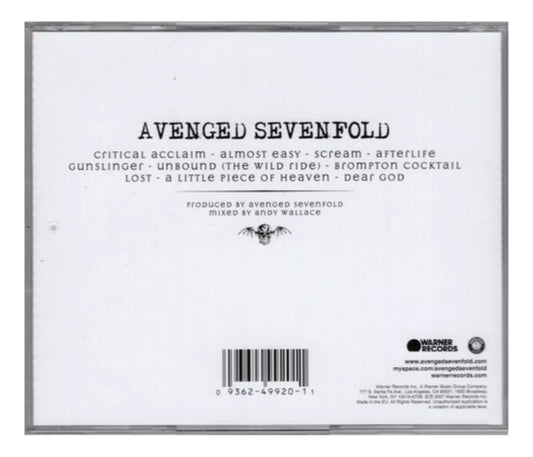 Avenged Sevenfold / Explicit Importado Disco Cd