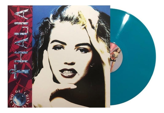 Thalia Mundo De Cristal Azul Blue Lp Vinyl
