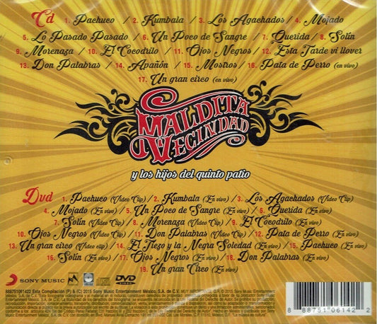 A 30 Años - Maldita Vecindad - Disco Cd + Dvd - Nuevo