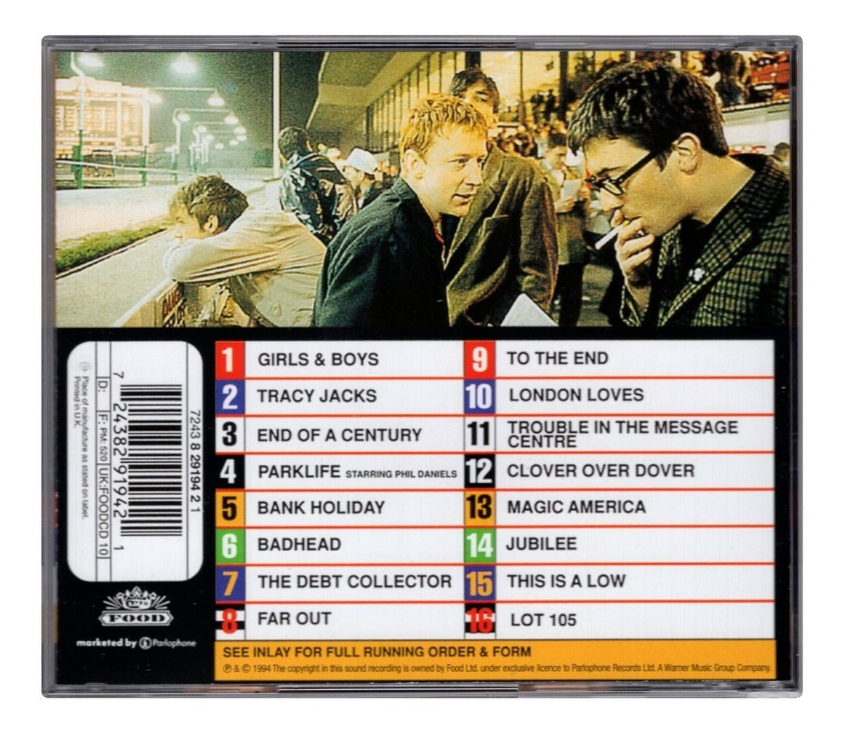 Blur Parklife Disco Cd