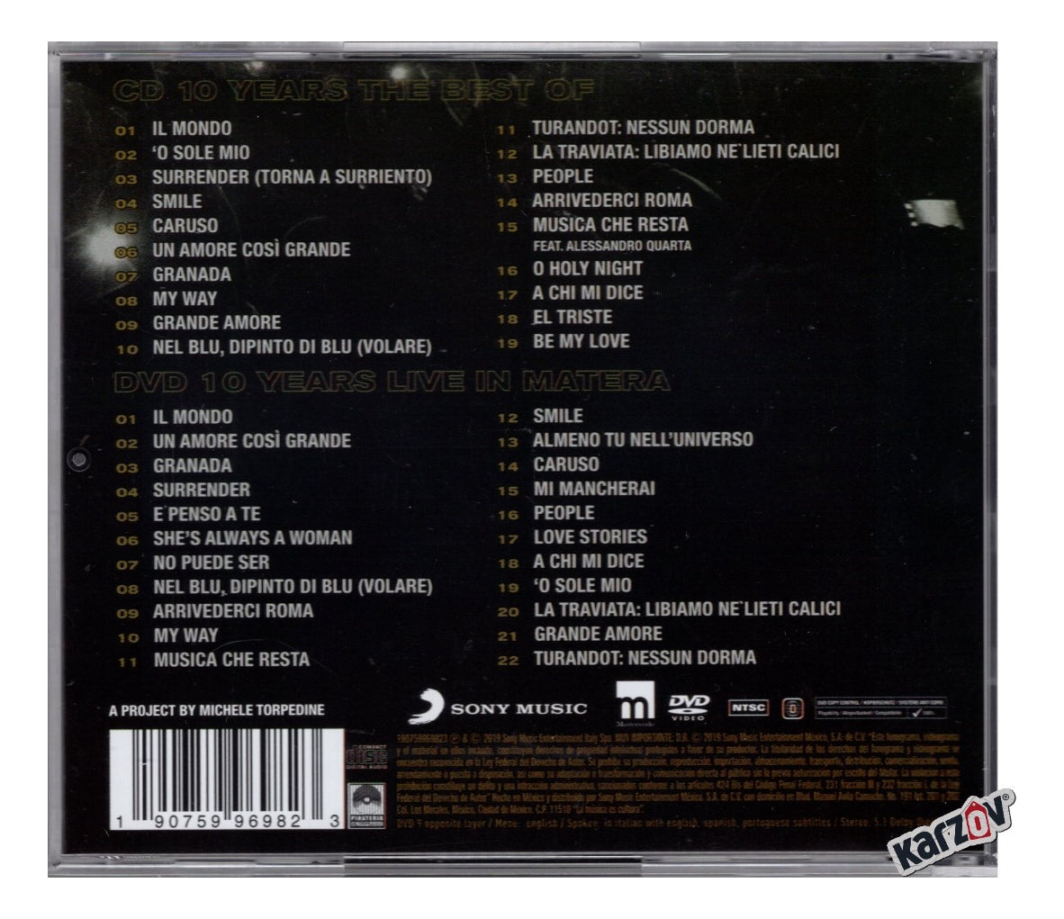 IL Volo The Best Of 10 Years Disco Cd + Dvd