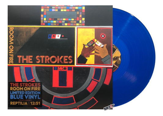 The Strokes Room On Fire Azul Blue Lp Vinyl