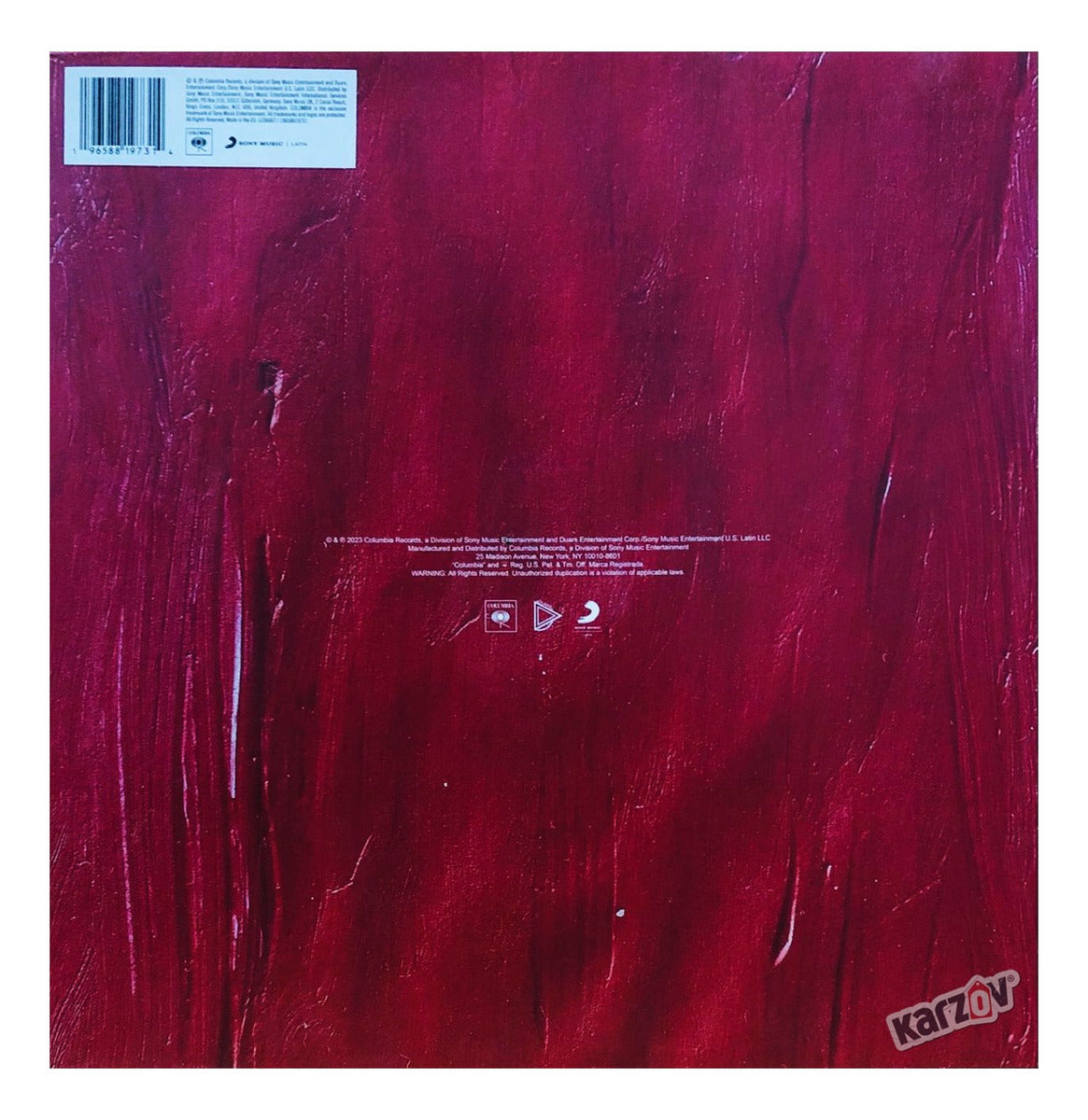 Rosalia & Rauw Alejandro Rr Hearth Rojo Red LP Vinyl