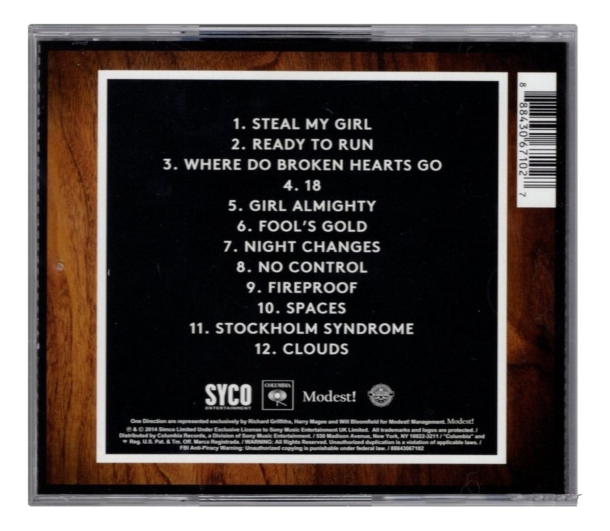 One Direction Four Cd Con 12 Canciones + Bonus Track