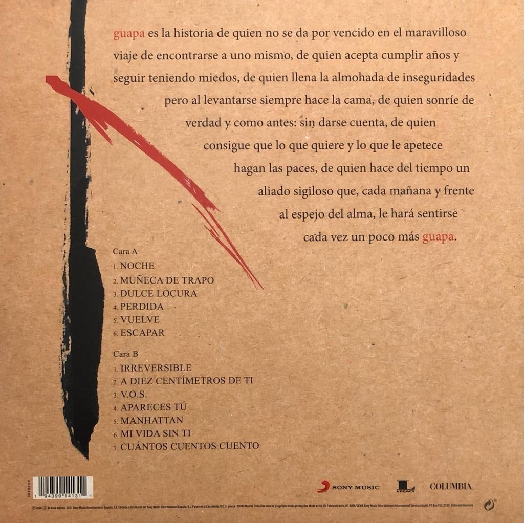 La Oreja De Van Gogh Guapa Lp Acetato Vinyl /rojo