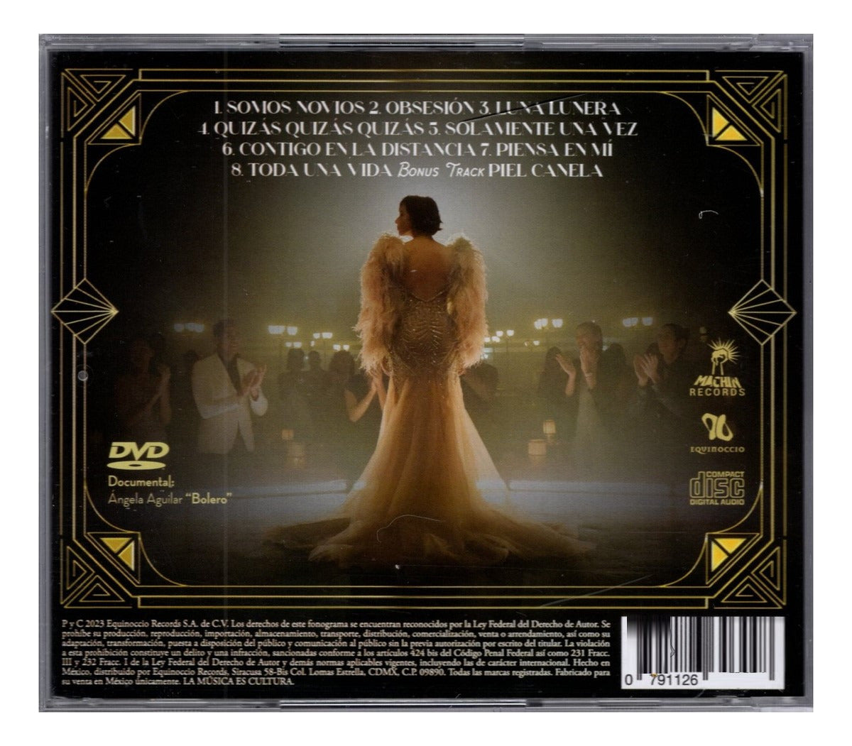 Angela Aguilar Bolero Disco Cd + Dvd