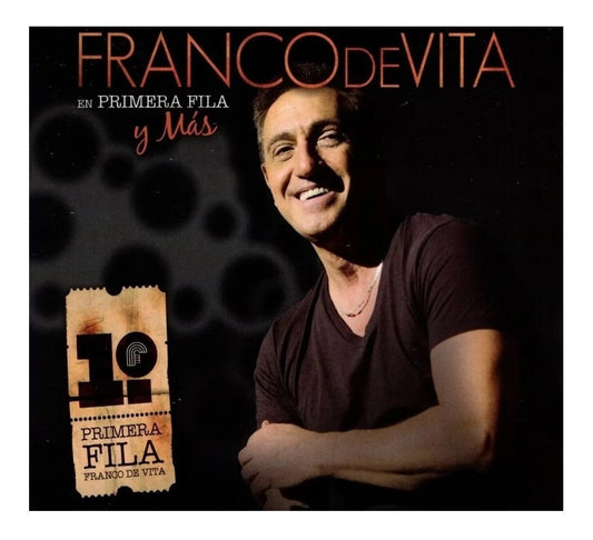 Franco De Vita En Primera Fila Y Mas 2 Discos Cd + Dvd