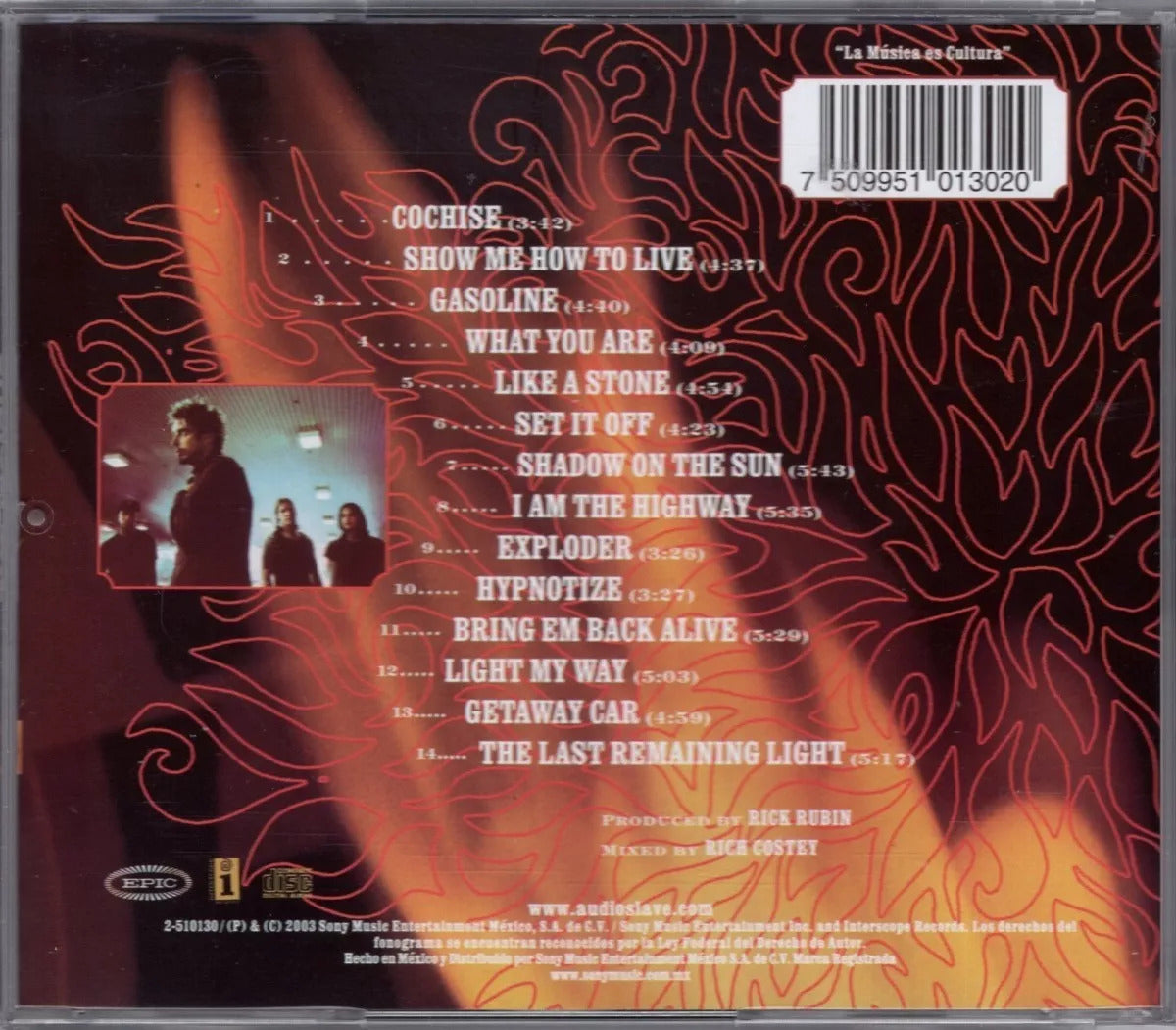 Audioslave Disco Cd