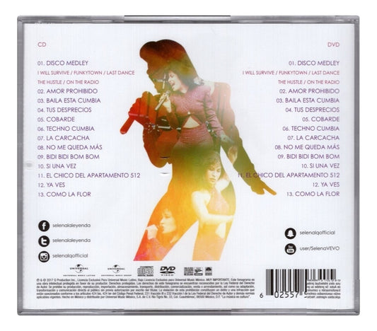 Selena The Last Concert Disco Cd + Dvd