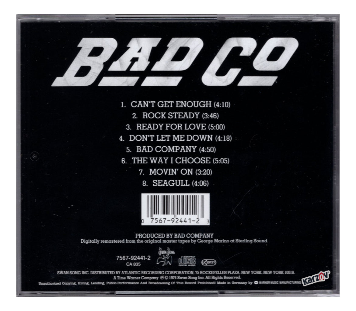 Bad Company Disco Cd