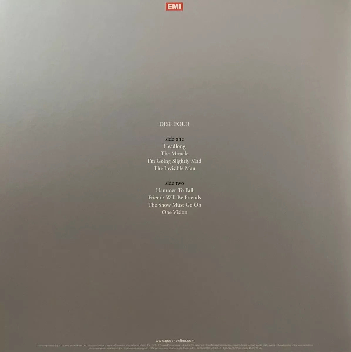 Queen The Platinum Collection Disco 4 Morado Purple Lp Vinyl