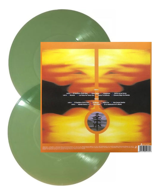 Jaguares El Equilibrio De Los Jaguares Verde Cian 2 Lp Vinyl