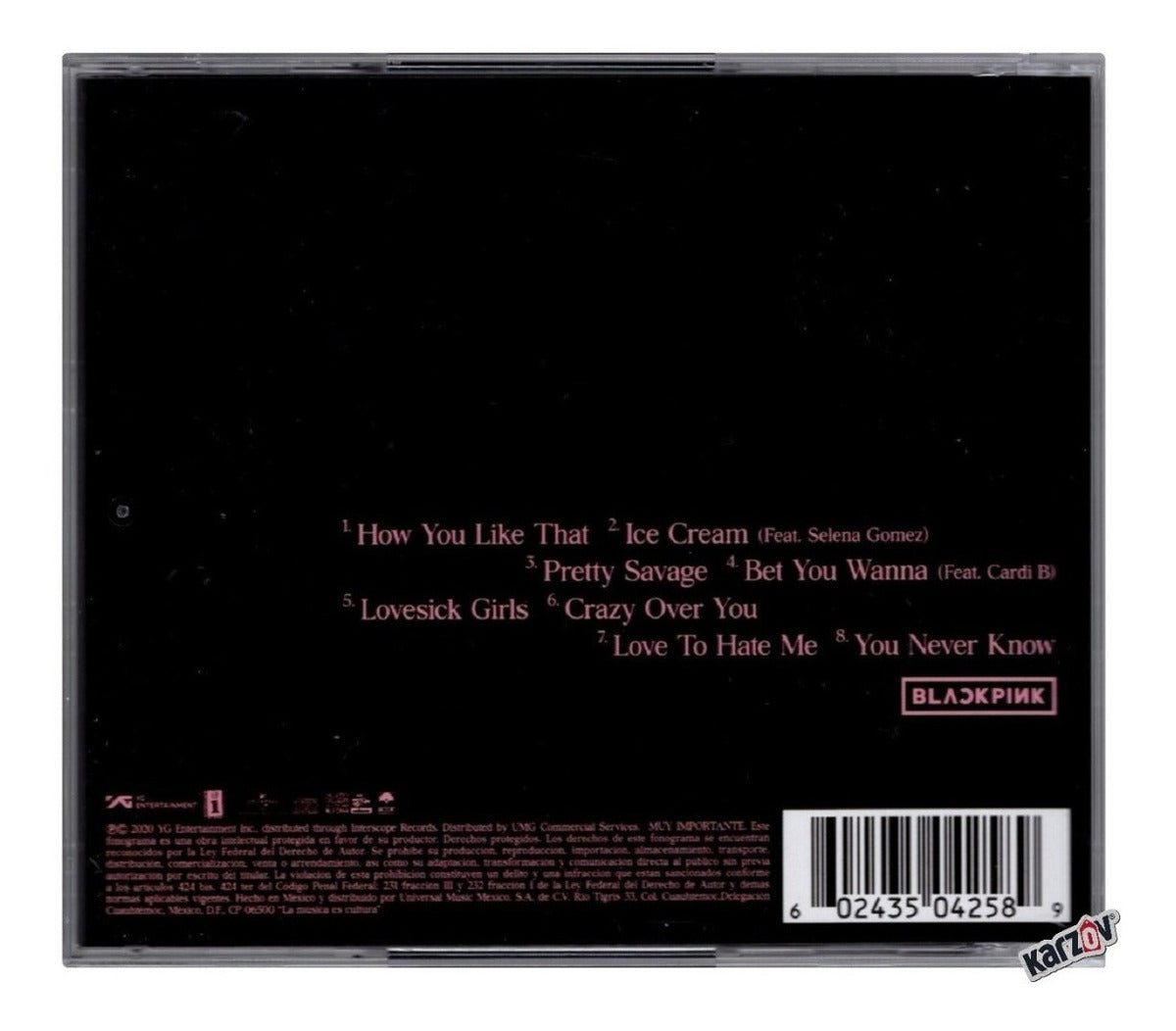 Blackpink The Album Disco Cd