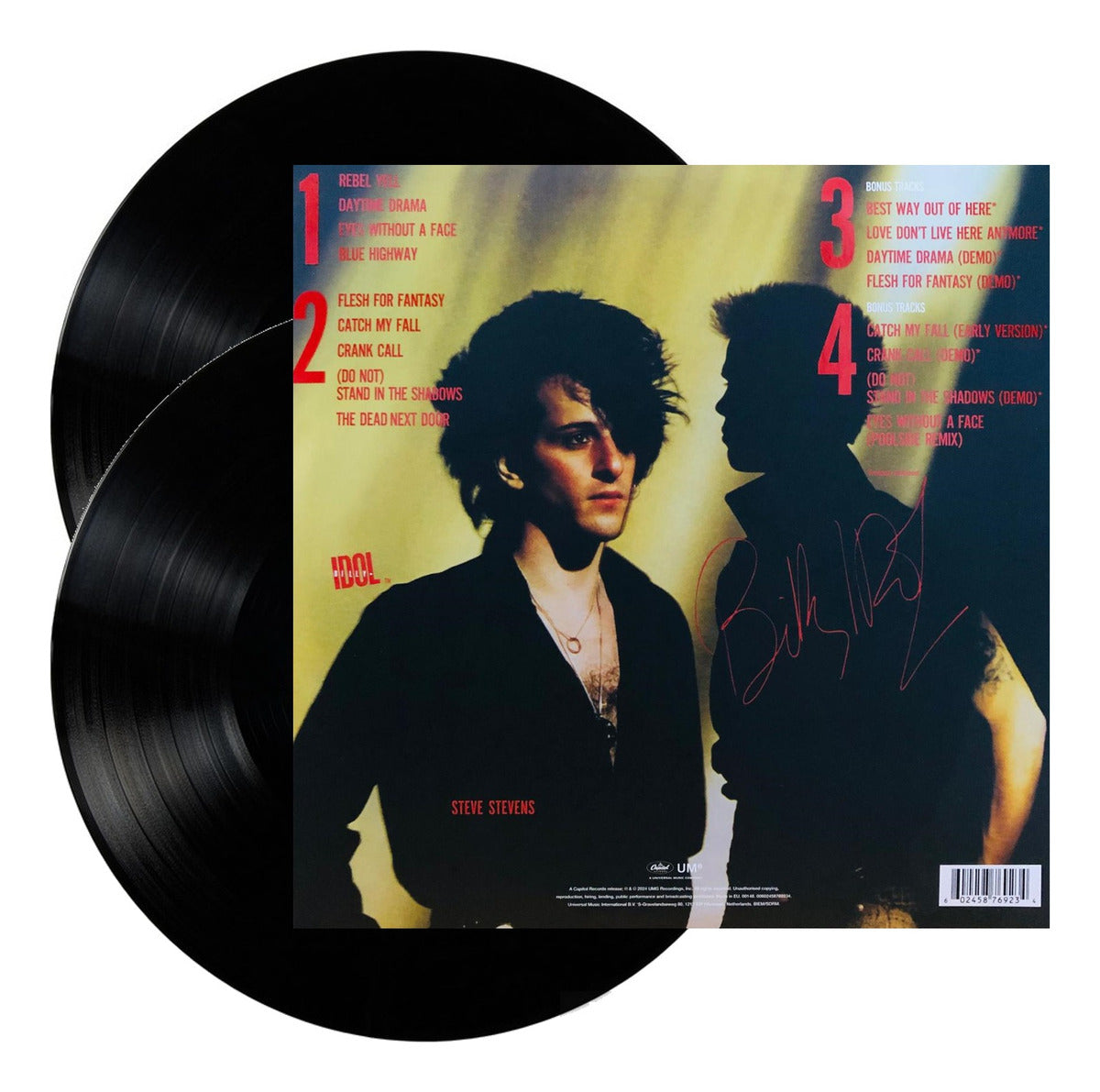 Billy Idol Rebel Yell Expanded 40th Anniverary 2 Lp Vinyl