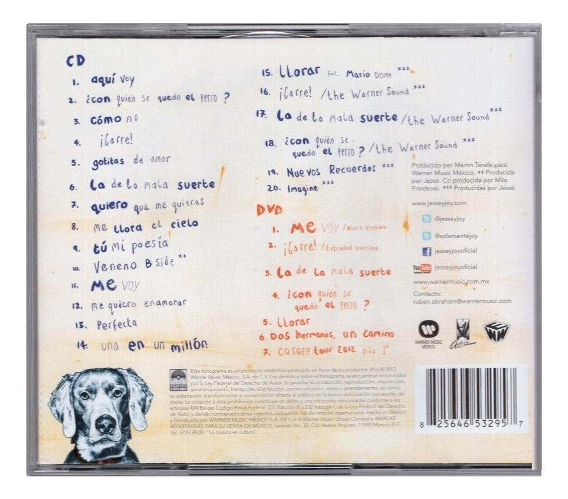 Jesse & Joy ¿Con Quien Se Queda El Perro? / Deluxe Disco Cd + Dvd