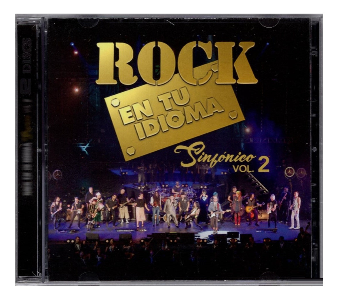 Rock En Tu Idioma Sinfonico Volumen 2 Dos - Disco Cd + Dvd