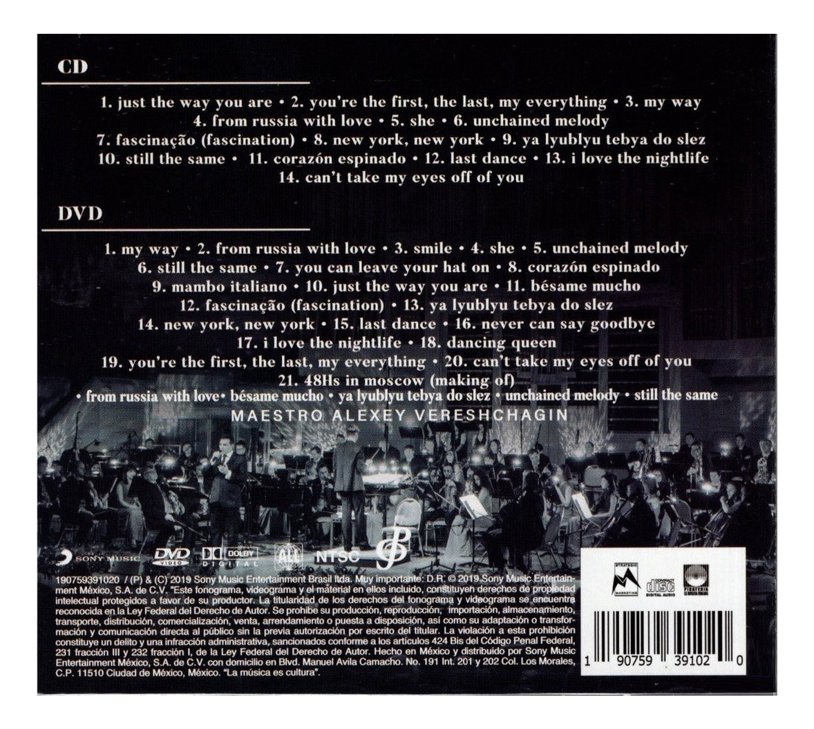 Daniel Boaventura From Russia With Love Disco Cd + Dvd