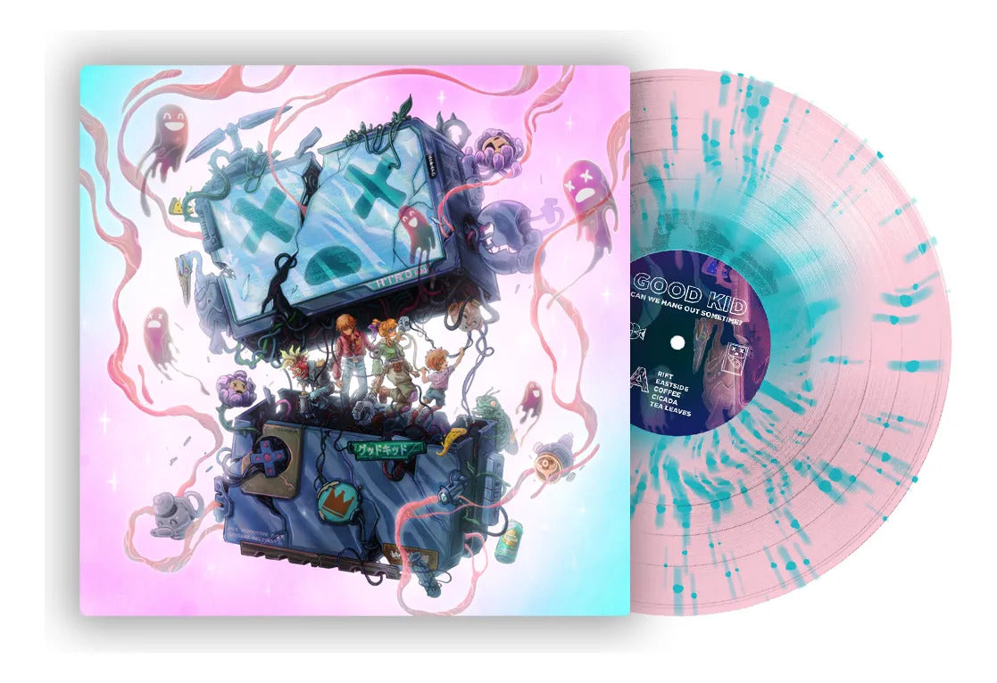Good Kid Can We Hang Out Sometime? Pink in Pastel Blue Haze Eye Lp Vinyl
