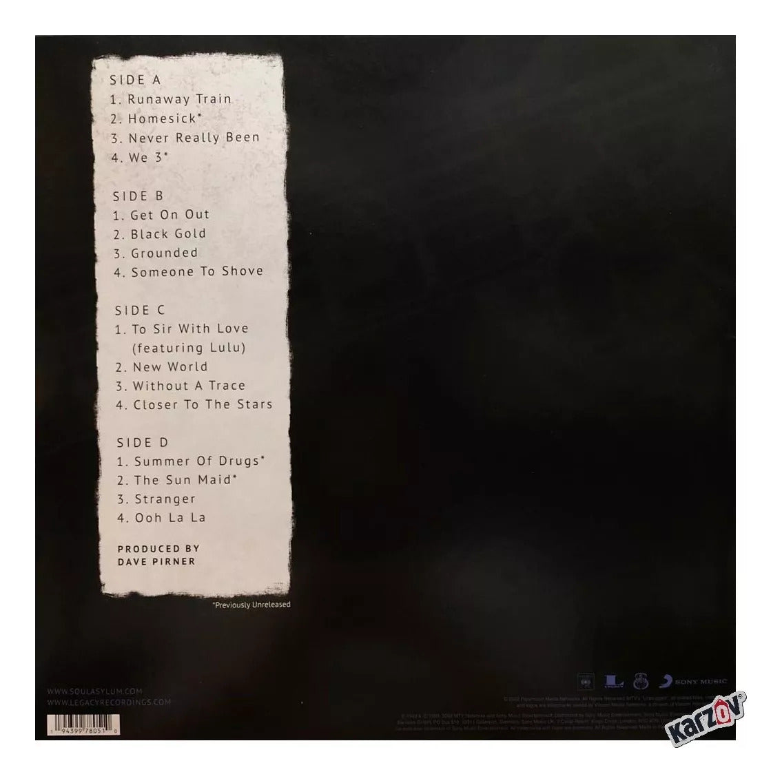 Soul Asylum Mtv Unplugged Nyc 93 Rsd 2023 / 2 Lp Vinyl