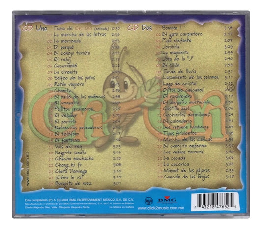 Cri-Cri Las 100 Clasicas Vol. 1 / 2 Discos Cd