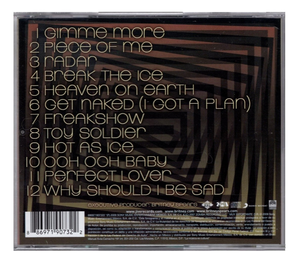 Britney Spears Blackout Disco Cd