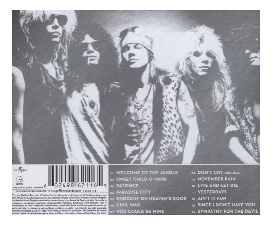 Guns N Roses Greatest Hits Disco Cd