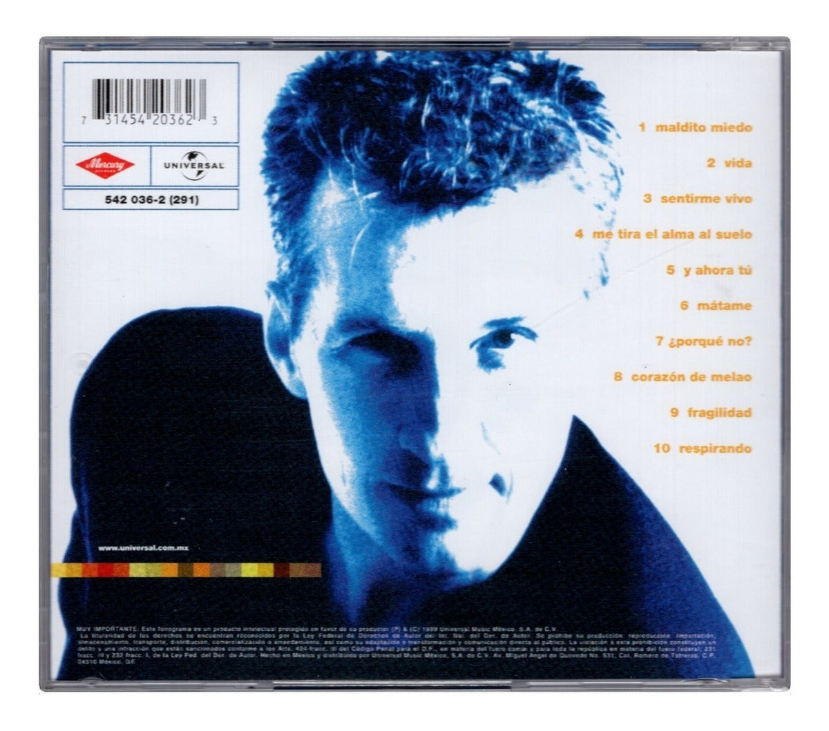 Emmanuel Sentirme Vivo Disco Cd