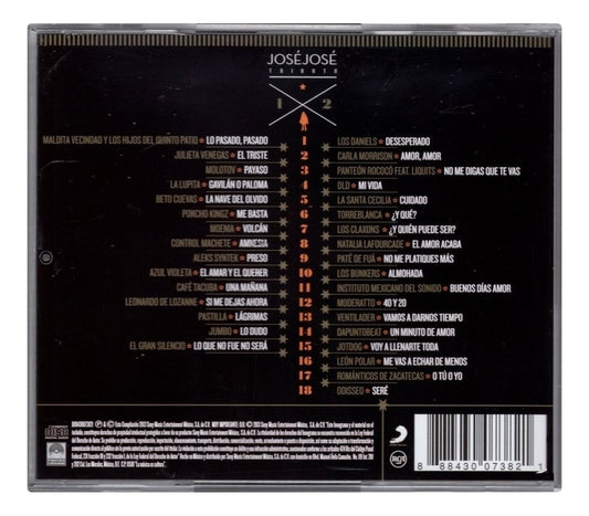 Jose Jose Un Tributo 1 & 2 / 2 Discos Cd