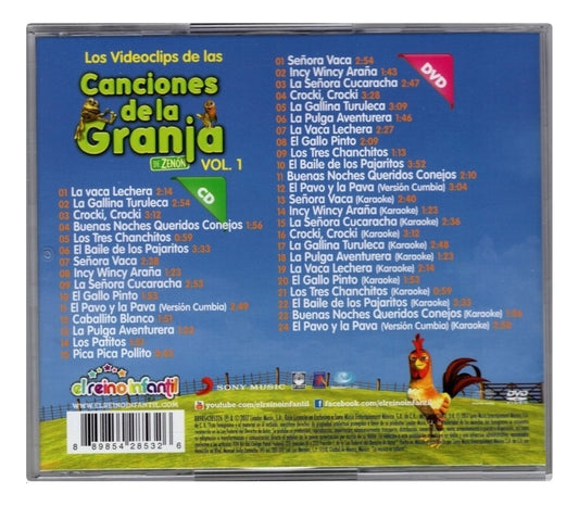 La Granja De Zenon Volumen 1 Uno / Disco Cd + Dvd
