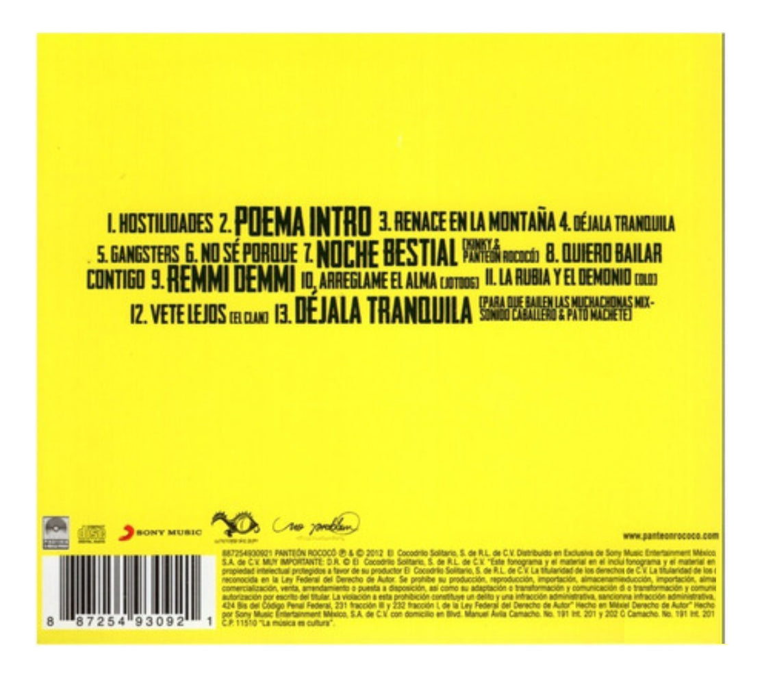 Panteon Rococo Ni Carne Ni Pescado Disco Cd