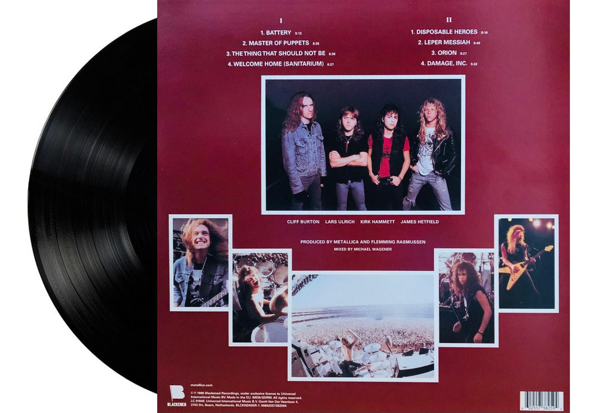 Metallica Master Of Puppets Lp Vinyl