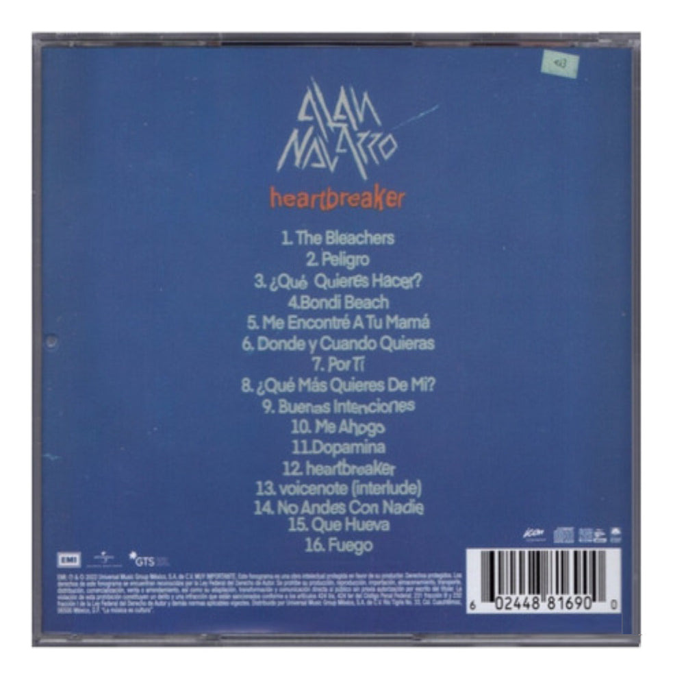 Alan Navarro Heartbreaker Disco Cd