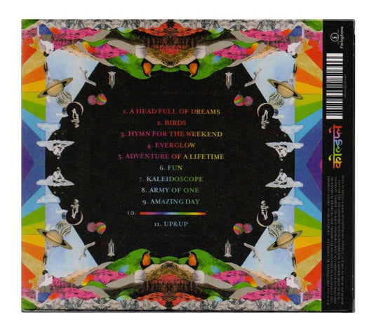 Coldplay A Head Full Of Dreams Disco Cd